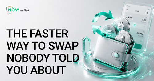 Swap crypto right in your Web3 wallet